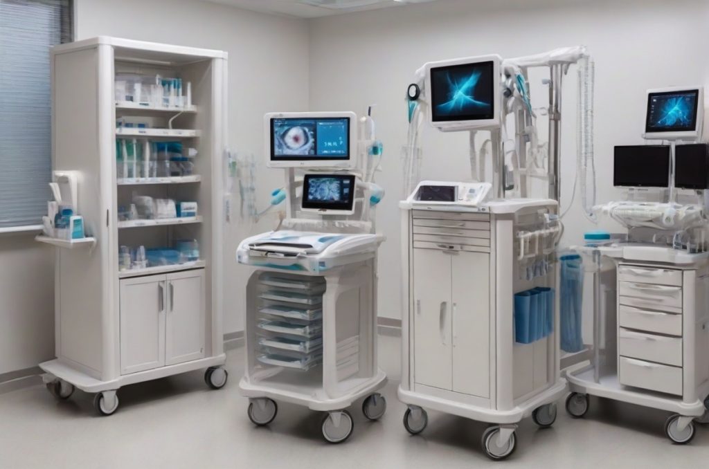 Premium Medical Endoscopy Cart for Clinics laryngoscopemole