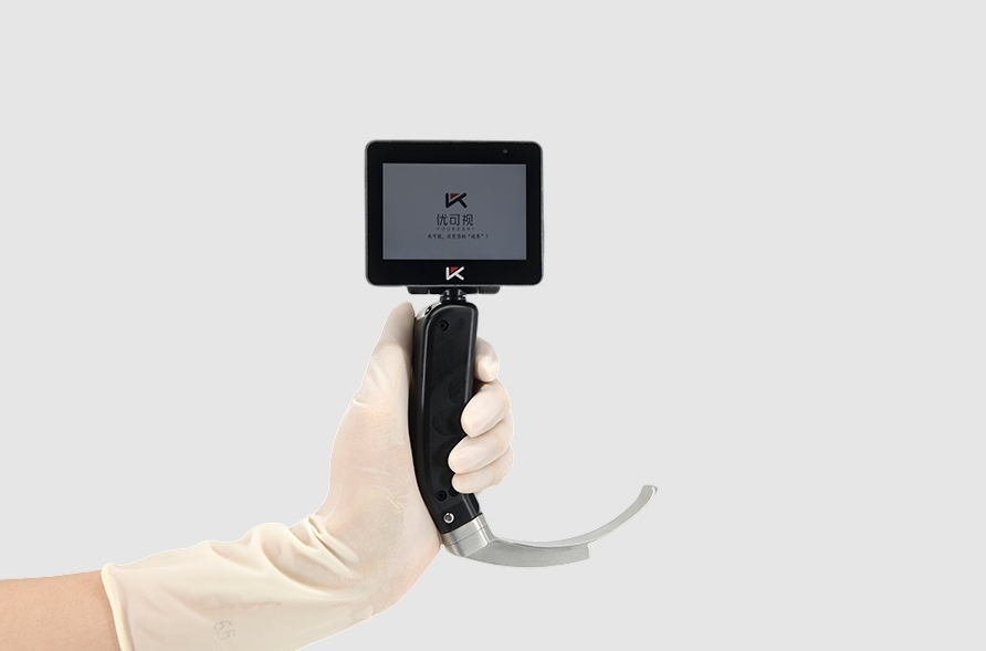 video laryngoscope with lcd