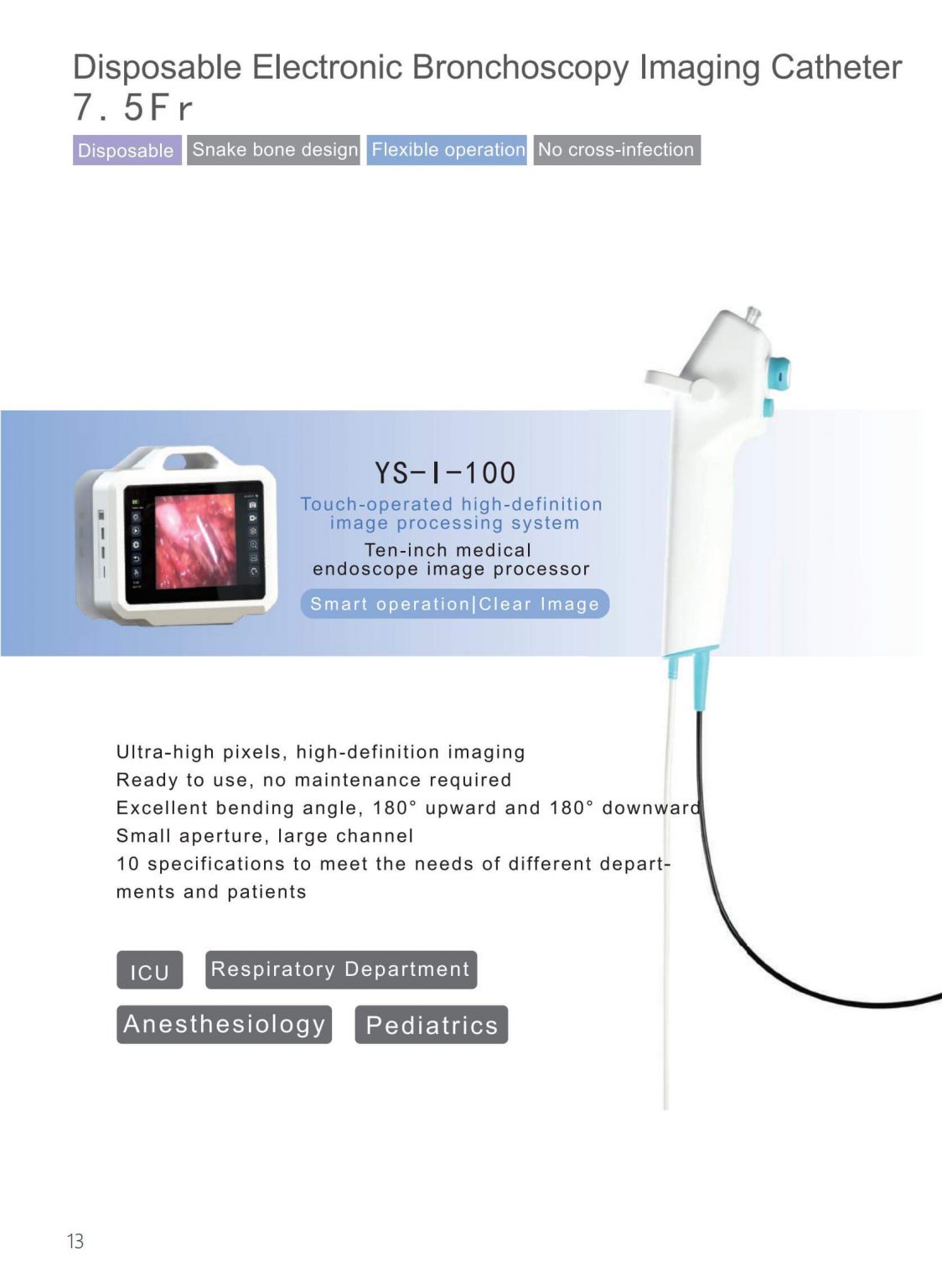 Disposable Video Bronchoscope - laryngoscopemole