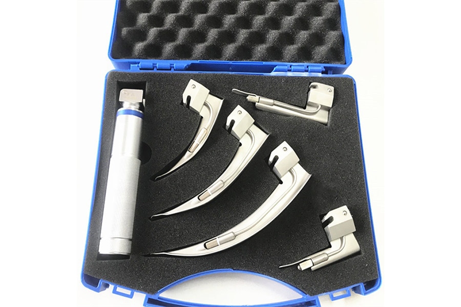 fiber optic laryngoscope set